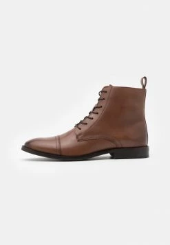 Zign LEATHER - Bottines à Lacets - Brown
