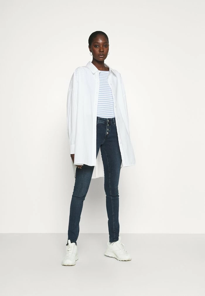 Zign T-shirt à Manches Longues - Blue/white – Image 2