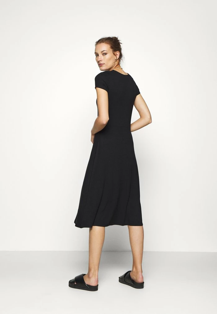 Zign Robe En Jersey - Black – Image 3