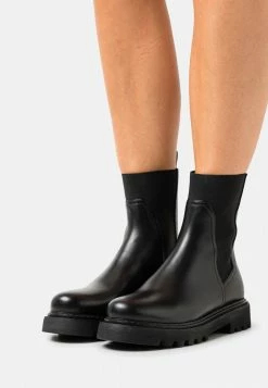 Zign LEATHER - Bottines - Black