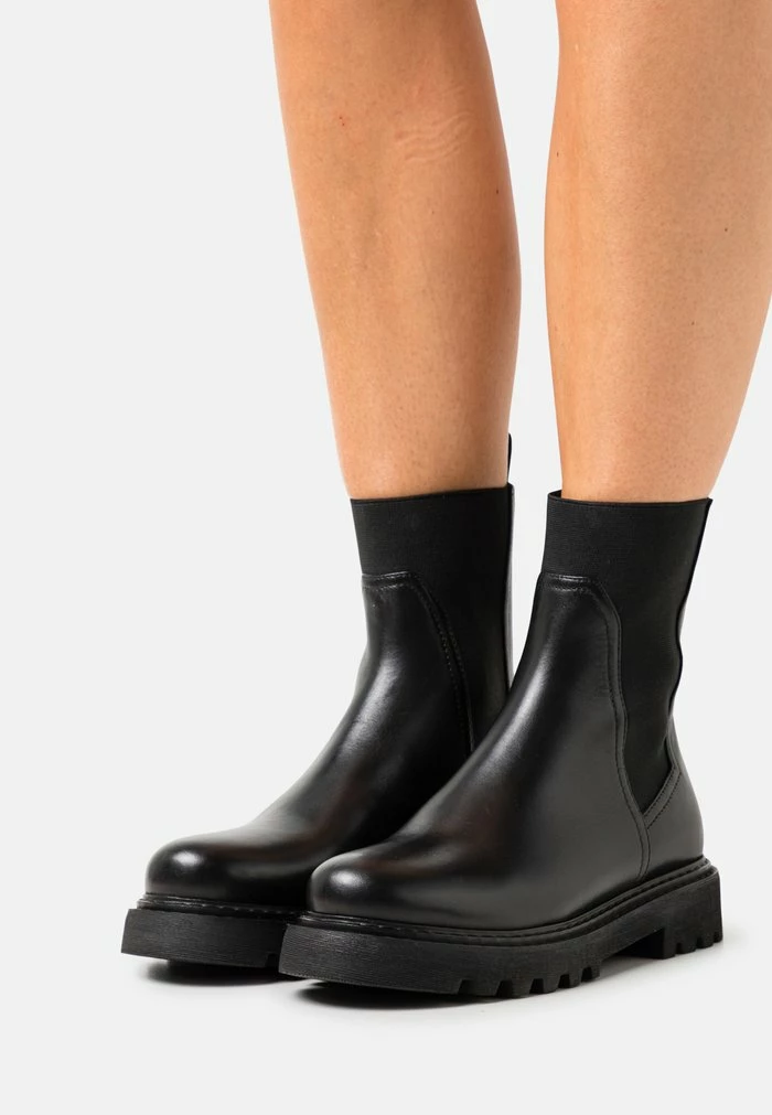 Zign LEATHER - Bottines - Black