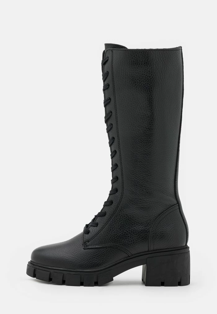 Zign LEATHER - Bottes à Lacets - Black – Image 2