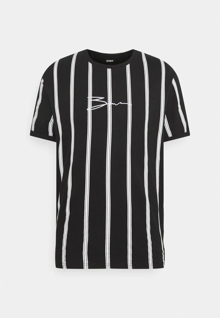 Zign UNISEX - T-shirt Imprimé - Black