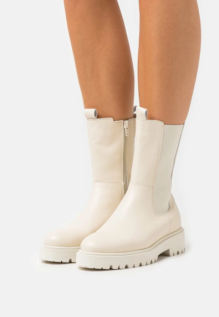 Zign LEATHER - Bottines - Beige