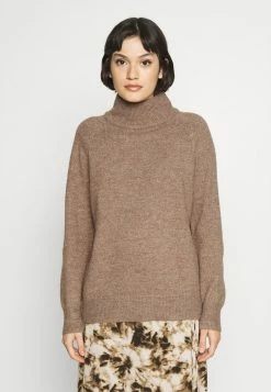 Zign WOOL BLEND LOOSE FIT - Pullover - Taupe