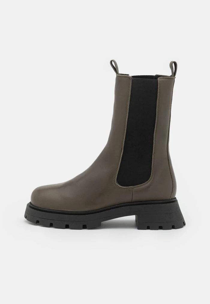 Zign LEATHER - Bottes à Plateau - Khaki – Image 2