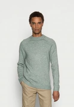 Zign HEAVY GAUGE MELANGE MOCKNECK - Pullover - Mint