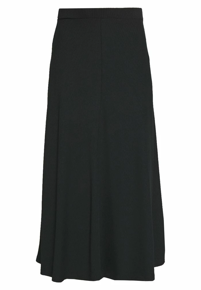 Zign BIAS CUT SKIRT - Jupe Trapèze - Black – Image 4