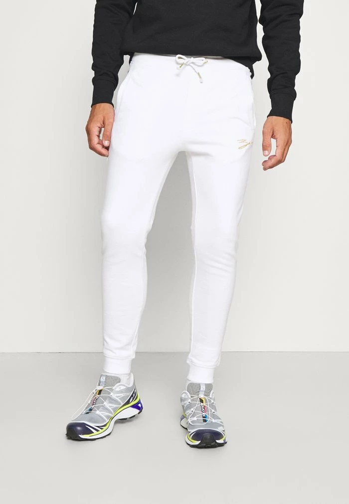 Zign UNISEX - Pantalon De Survêtement - White