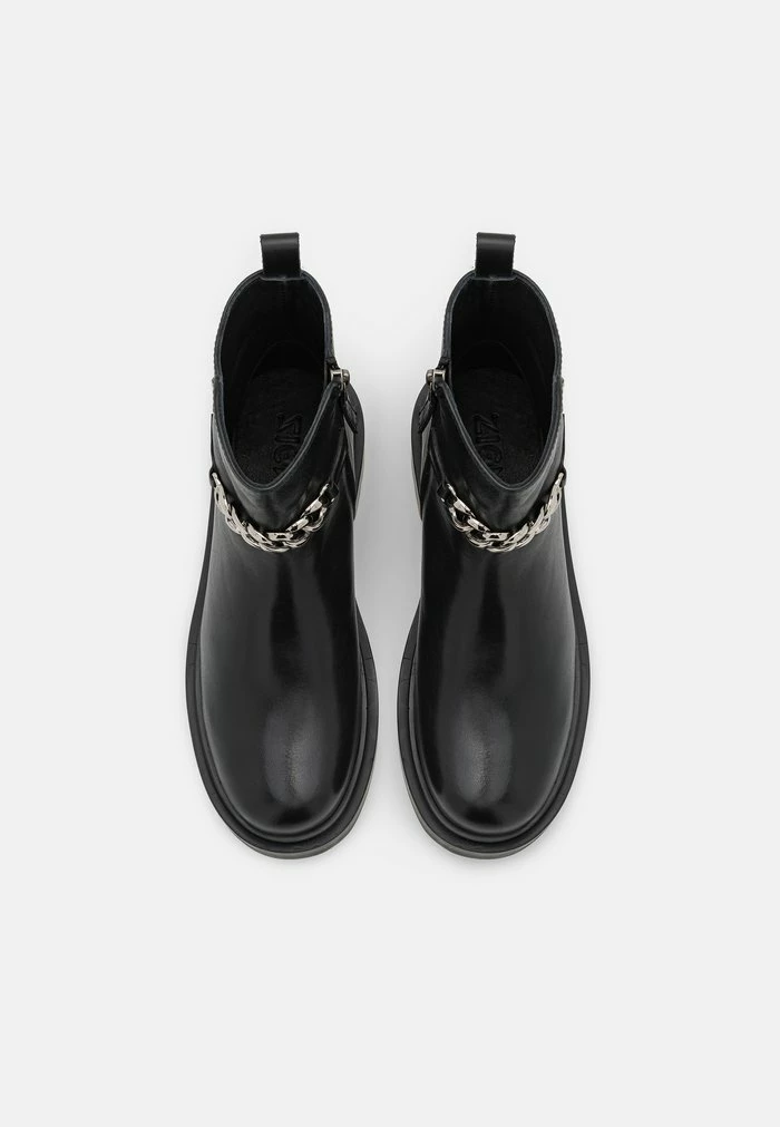 Zign LEATHER - Bottines à Plateau - Black – Image 5