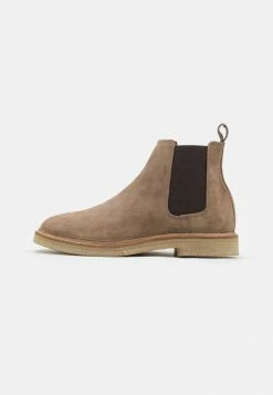 Zign LEATHER - Bottines - Taupe