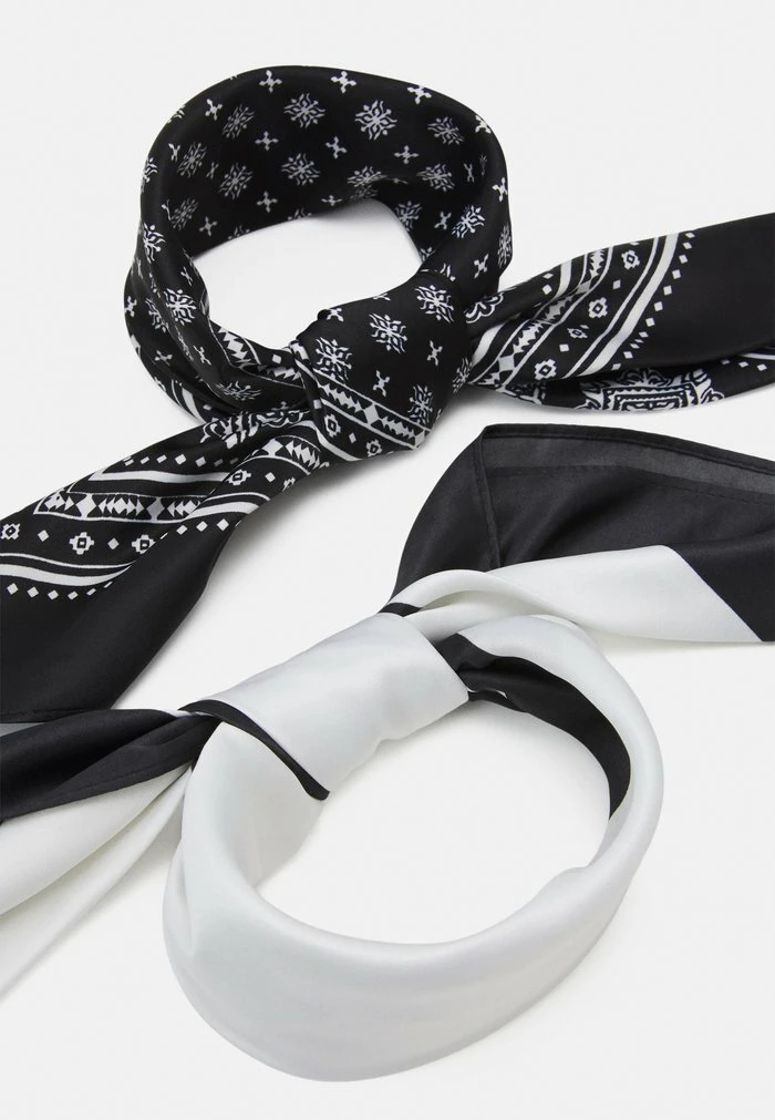 Zign BANDANA 2 PACK UNISEX - Foulard - Black/white – Image 2