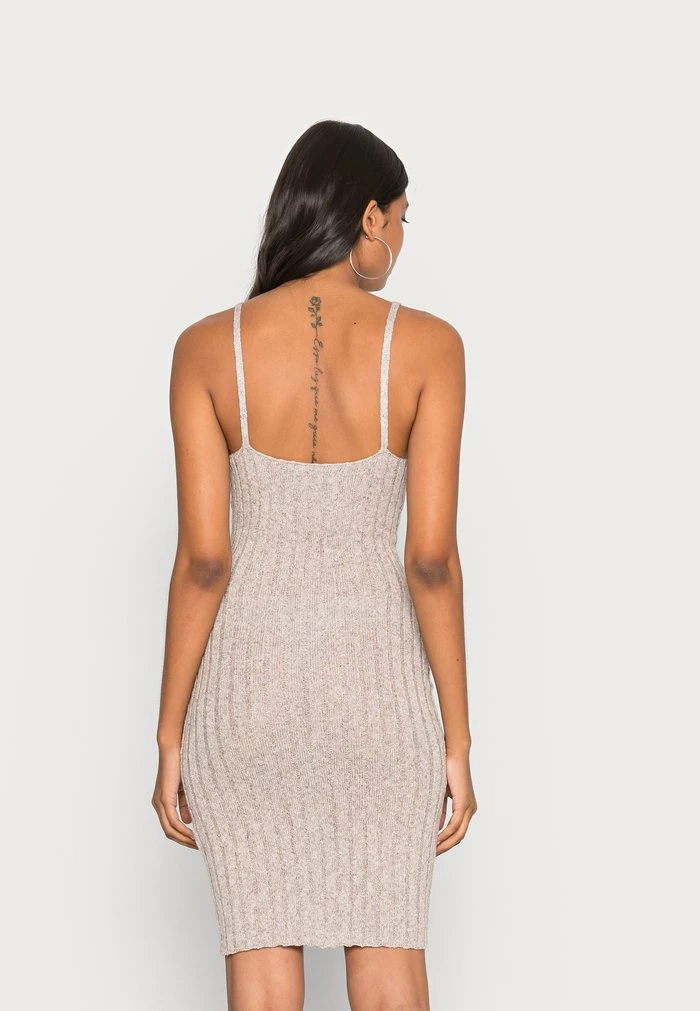 Zign SUMMER STRAPPY DRESS - Robe Pull - Mottled Brown – Image 3