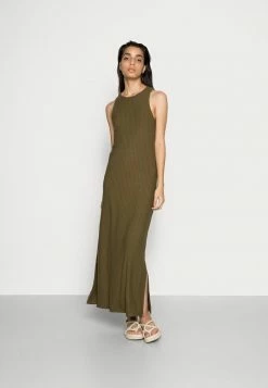 Zign RACER COLUMN MAXI DRESS - Robe Longue - Khaki