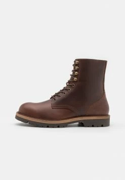 Zign LEATHER - Bottines à Lacets - Brown