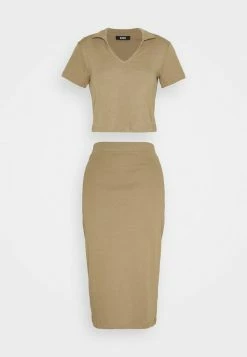 Zign SET - T-shirt Imprimé - Light Brown