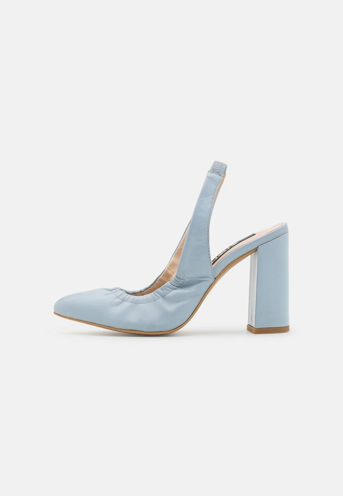 Zign LEATHER - Escarpins à Talons Hauts - Light Blue – Image 2