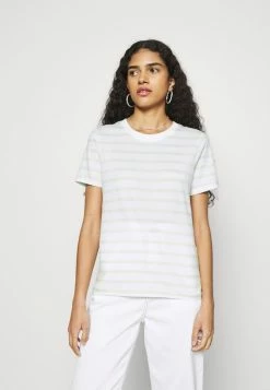 Zign T-shirt Imprimé - White/light Green