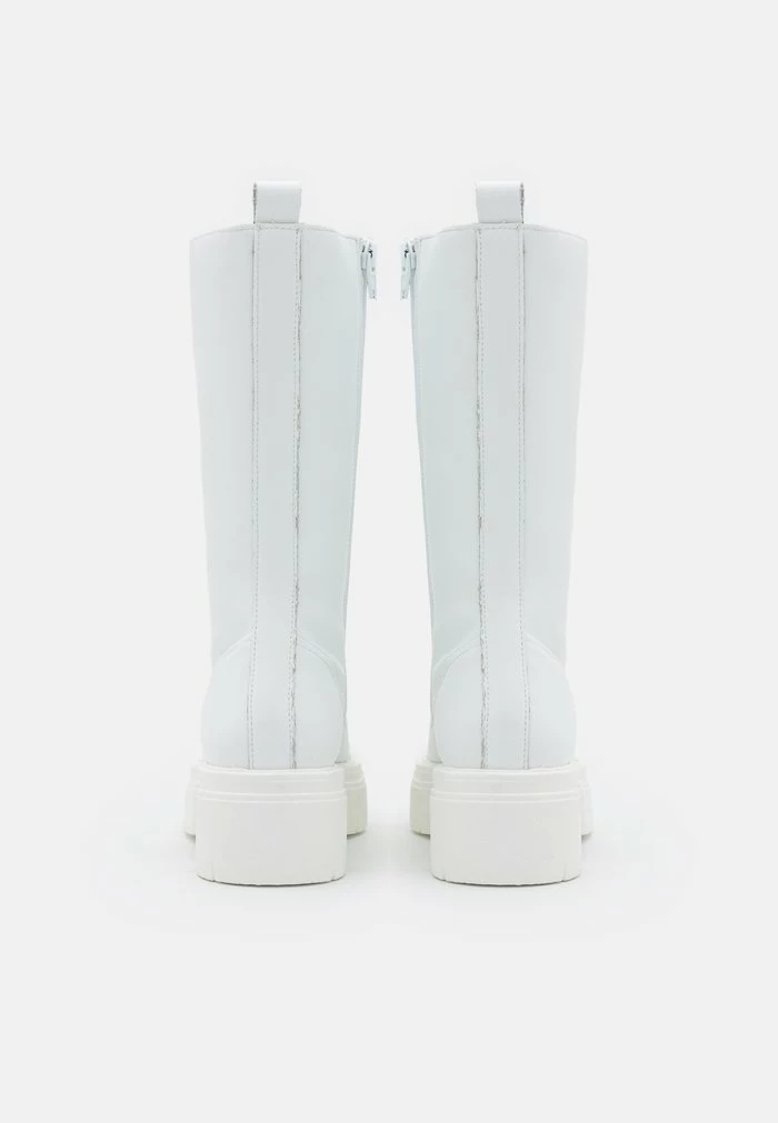Zign RECYCLED LEATHER - Bottes à Plateau - White – Image 4