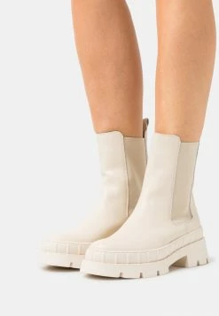 Zign LEATHER - Bottines à Plateau - Nude