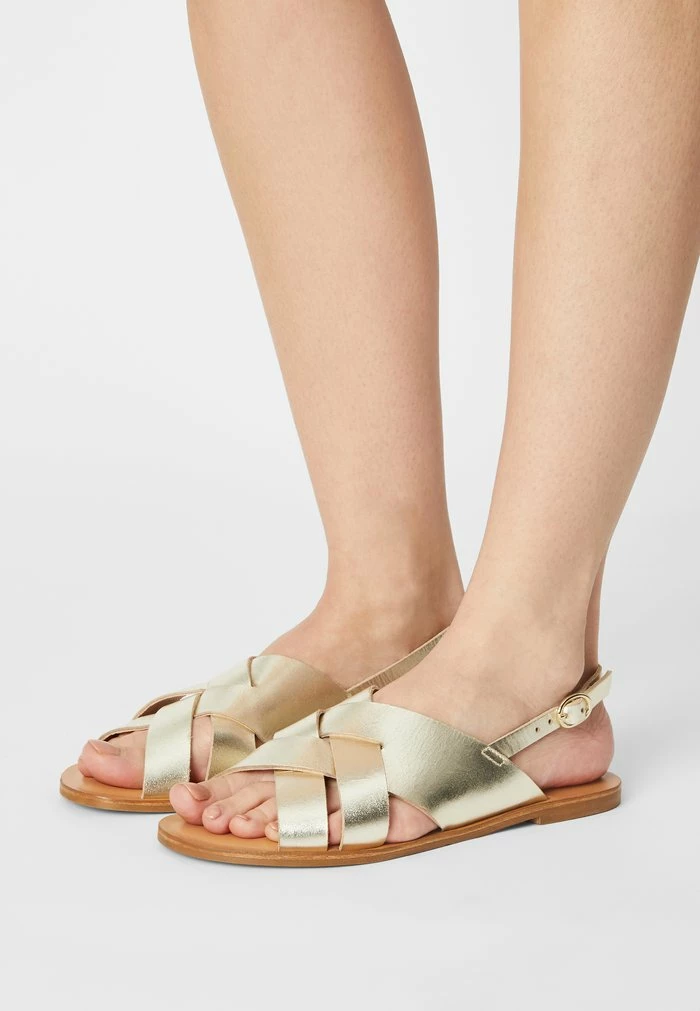 Zign LEATHER - Sandales - Gold