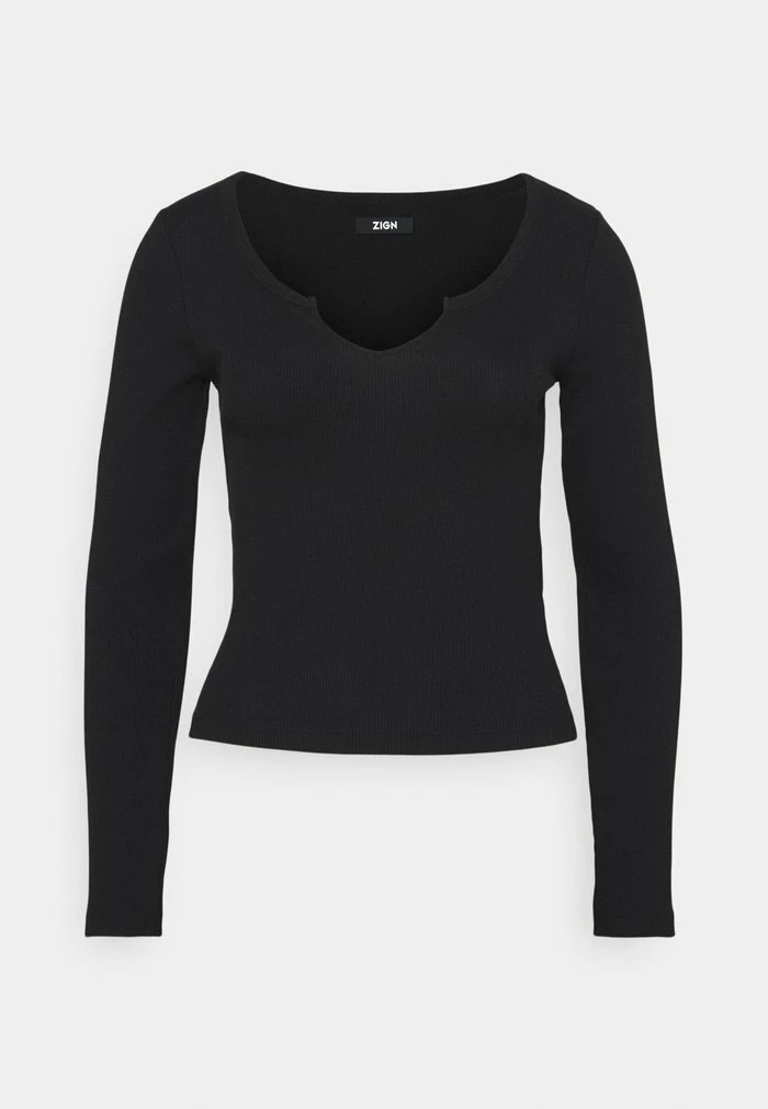 Zign T-shirt à Manches Longues - Black – Image 5