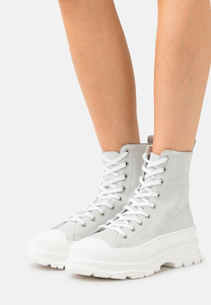 Zign LEATHER - Bottines à Plateau - Beige