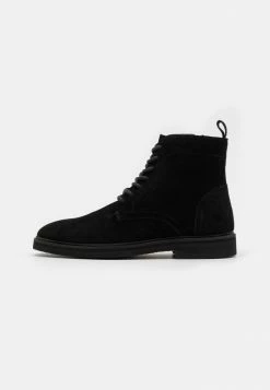 Zign LEATHER - Bottines à Lacets - Black