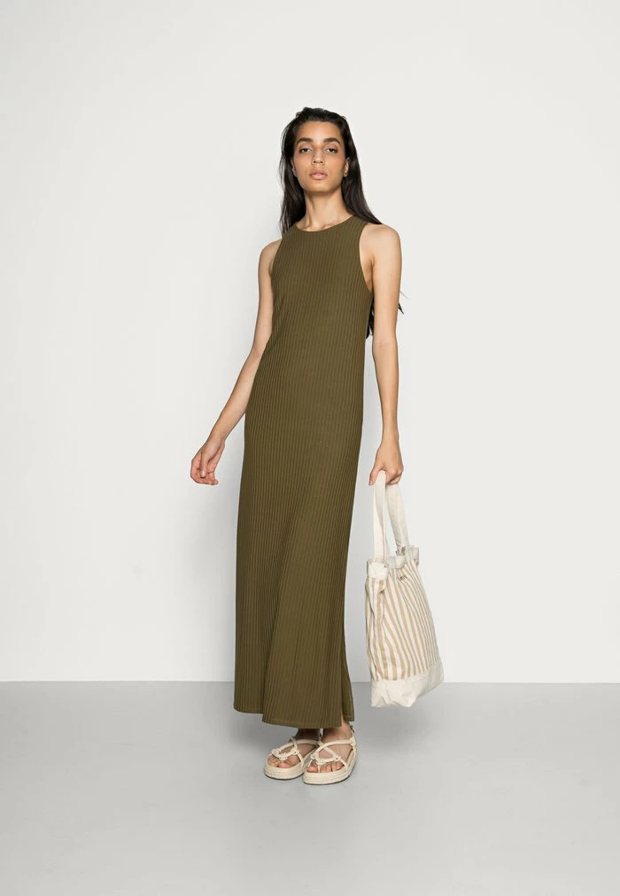 Zign RACER COLUMN MAXI DRESS - Robe Longue - Khaki – Image 2