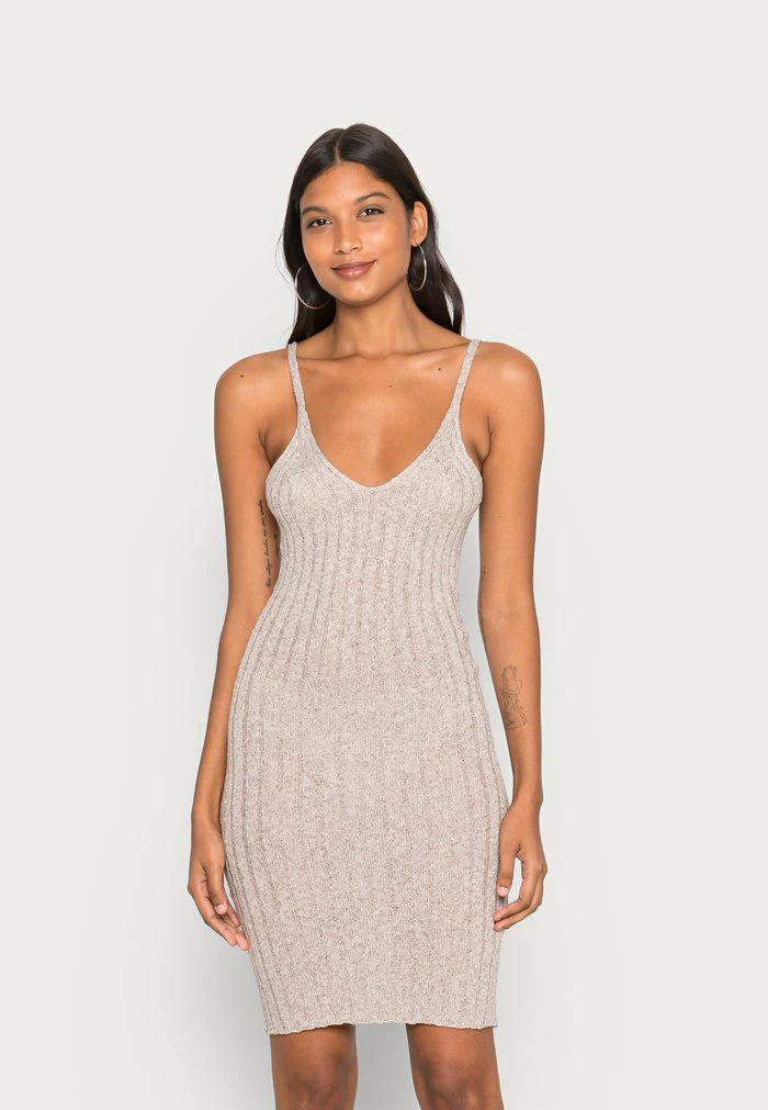 Zign SUMMER STRAPPY DRESS - Robe Pull - Mottled Brown