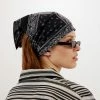 Zign BANDANA UNISEX 2 PACK - Foulard - Black/white