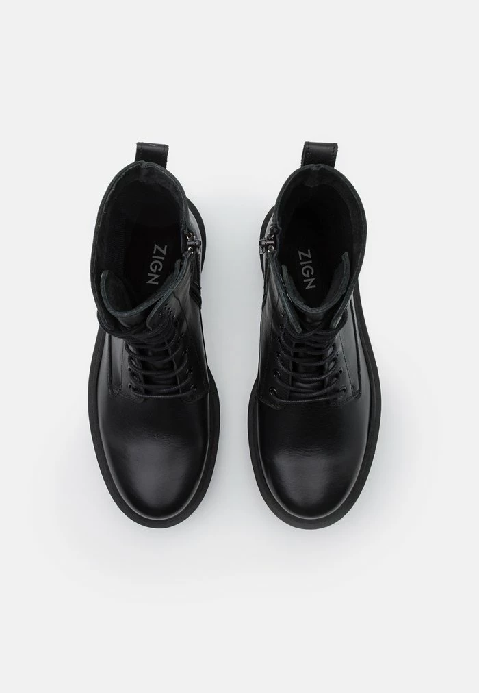 Zign Bottines à Plateau - Black – Image 6