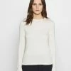 Zign SILK BLEND Longsleeve - T-shirt à Manches Longues - Off-white