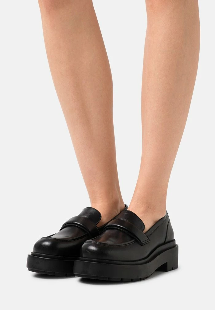 Zign LEATHER - Mocassins - Black