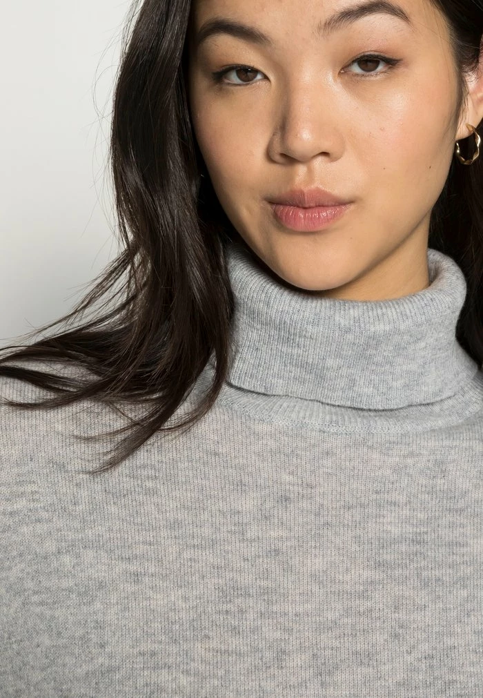 Zign RECYCLED CASHMERE BLEND - Pullover - Mottled Grey – Image 5