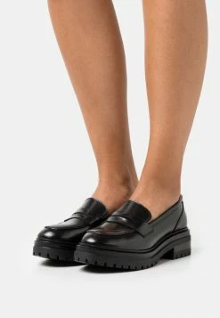 Zign LEATHER - Mocassins - Black