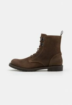Zign LEATHER - Bottines à Lacets - Brown