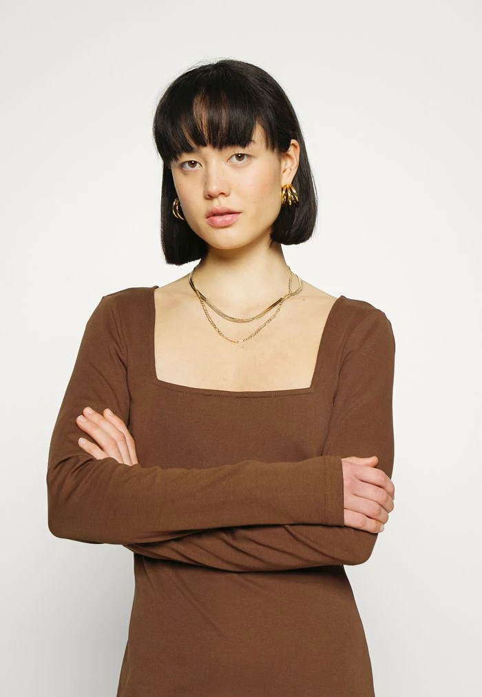 REDEZIGN - Robe Longue - Dark Brown – Image 8