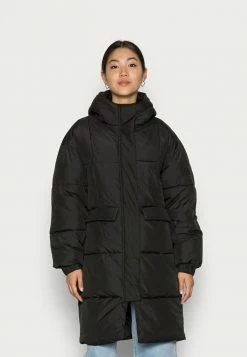 Zign LONG OVERSIZE PUFFER - Veste D'hiver - Black