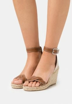 Zign Sandales à Plateforme - Cognac