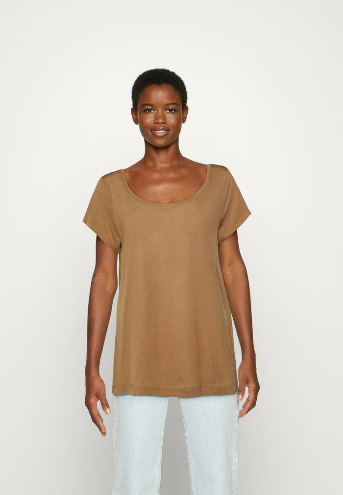 REDEZIGN - T-shirt Basique - Light Brown