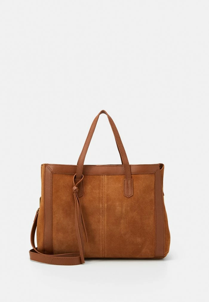 Zign LEATHER - Sac à Main - Cognac