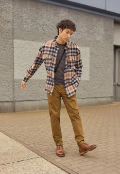 Zign LEATHER - Bottines à Lacets - Cognac