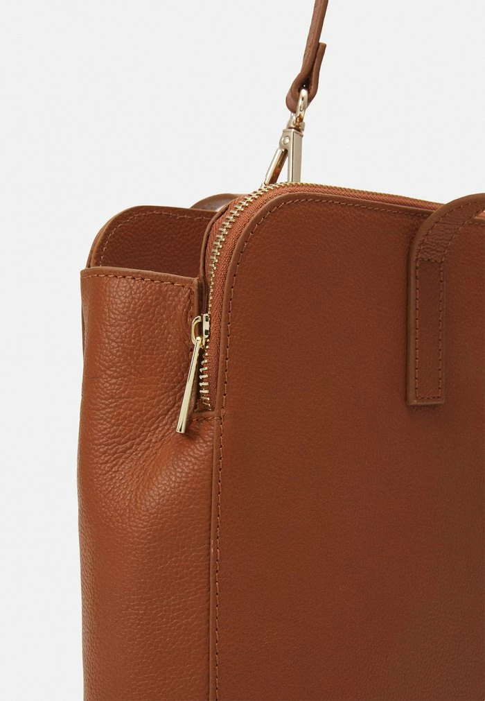 Zign LEATHER - Sac Ordinateur - Cognac – Image 4