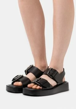 Zign Sandales à Plateforme - Black