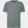 Zign DROP SHOULDER CREW - T-shirt Basique - Dark Grey