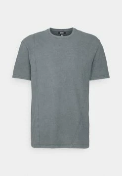 Zign DROP SHOULDER CREW - T-shirt Basique - Dark Grey