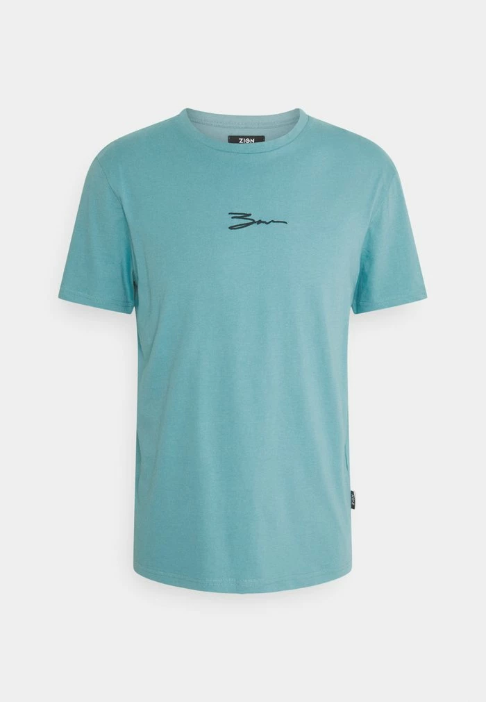 Zign UNISEX - T-shirt Imprimé - Turquoise