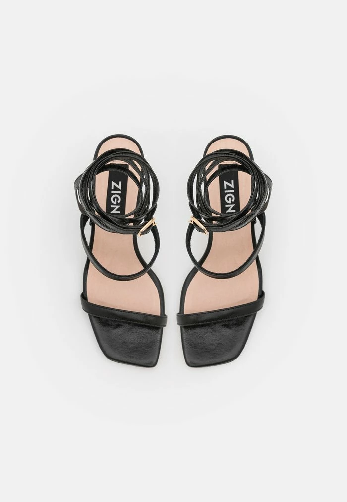 Zign LEATHER - Sandales à Talons Hauts - Black – Image 6