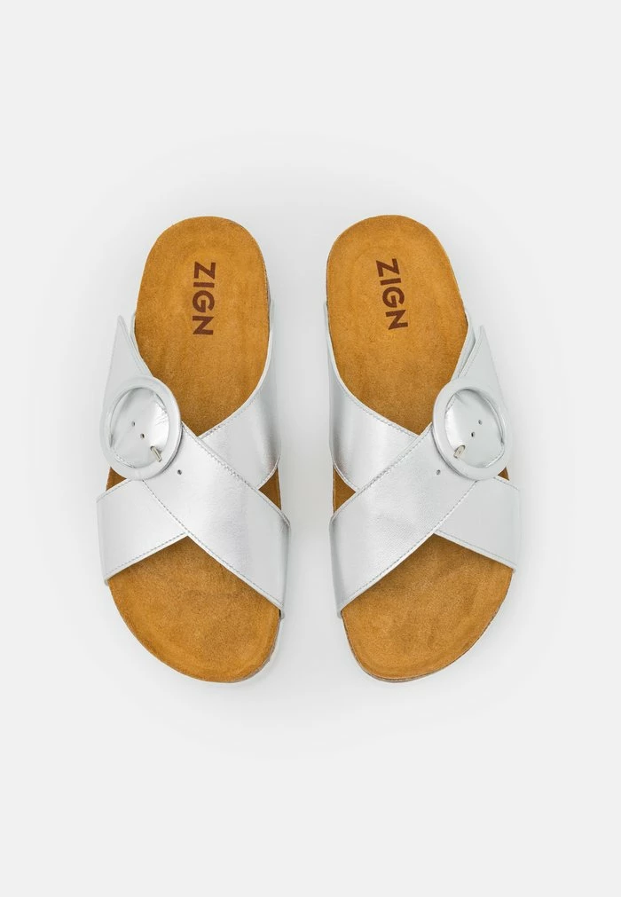 Zign Mules - Silver – Image 6